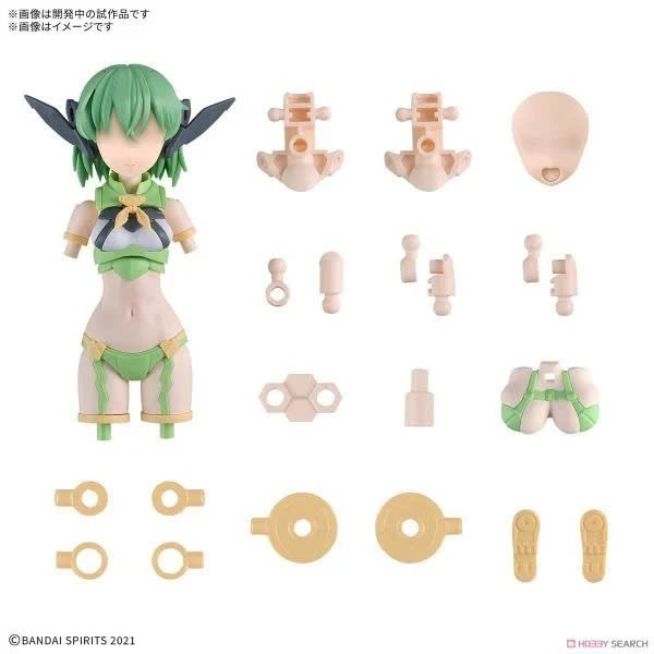 BANDAI PHỤ KIỆN MÔ HÌNH 30MS OPTION PARTS SET 16 (FAIRY COSTUME) [COLOR B]
