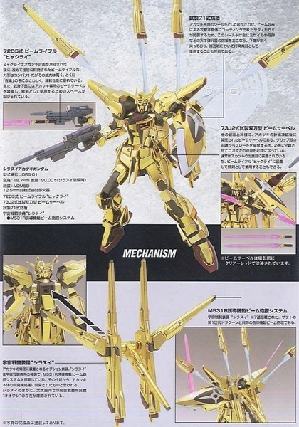BANDAI Mô hình lắp ráp HG 1/144 SHIRANUI AKATSUKI GUNDAM