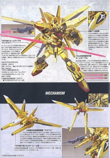 BANDAI Mô hình lắp ráp HG 1/100 OOWASHI AKATSUKI GUNDAM