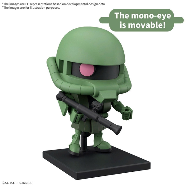 BANDAI MÔ HÌNH LẮP RÁP 1/1 ZAKUPLA-KUN DX SET (WITH RUNNER Ver. RECREATION PARTS)