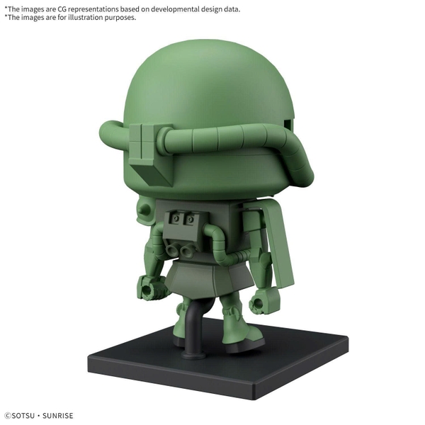BANDAI MÔ HÌNH LẮP RÁP 1/1 ZAKUPLA-KUN DX SET (WITH RUNNER Ver. RECREATION PARTS)