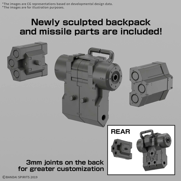 [HÀNG SẴN] BANDAI MÔ HÌNH LẮP RÁP 30MM 1/144 bEXM-6 ROUNDNOVA I