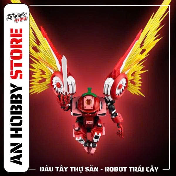 [TRẢ HÀNG] MÔ HÌNH LẮP RÁP DÂU TÂY THỢ SĂN BERRY HUNTER - ROBOT TRÁI CÂY