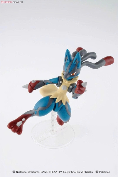 [HÀNG SẴN] BANDAI MÔ HÌNH LẮP RÁP POKEPLA COLLECTION 35 SELECT SERIES MEGA LUCARIO