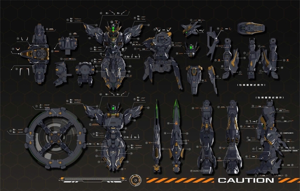 MÔ HÌNH LẮP RÁP DARK APOCALYPSE - HẮC KHẢI HUYỀN (TẶNG BASE, DECAL NƯỚC)