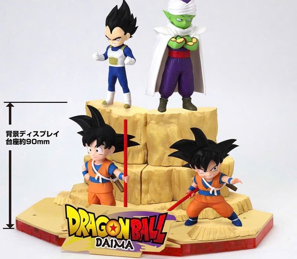 [HÀNG SẴN] BANDAI MÔ HÌNH LẮP RÁP DRAGON BALL DAIMA MODEL KIT SON GOKU (MINI) & VEGETA (MINI)