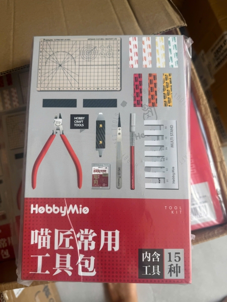 [HÀNG CÓ SẴN] Combo Dụng Cụ Lắp Ráp Mô Hình Hobby Mio Craft Tool Set (15 món) - Chính hãng Hobby Mio