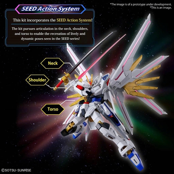 [HÀNG CÓ SẴN] BANDAI Mô hình lắp ráp HG 1/144 Mighty Strike Freedom Gundam