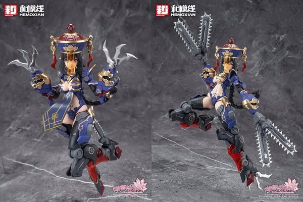 [HÀNG SẴN] MÔ HÌNH LẮP RÁP JIULIA 1/10 Zombie Girl - Chính hãng Hemoxian