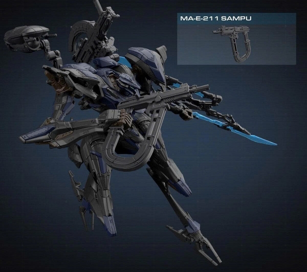 [HÀNG SẴN] BANDAI Mô Hình Lắp Ráp 30MM ARMORED CORE VI FIRES OF RUBICON STEEL HAZE