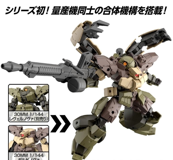 [HÀNG CÓ SẴN] BANDAI MÔ HÌNH LẮP RÁP 30MM bEXM-29 Gardonova (Brown)