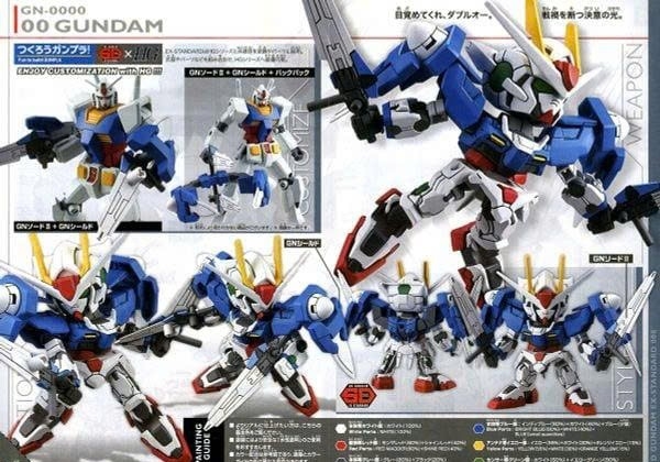 [HÀNG SẴN] BANDAI MÔ HÌNH LẮP RÁP SD GUNDAM EX-STANDARD 00 GUNDAM