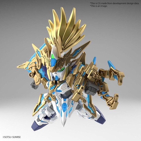 [HÀNG CÓ SẴN] BANDAI MÔ HÌNH LẮP RÁP SD HEROES LONGZUN LIU BEI UNICORN GUNDAM