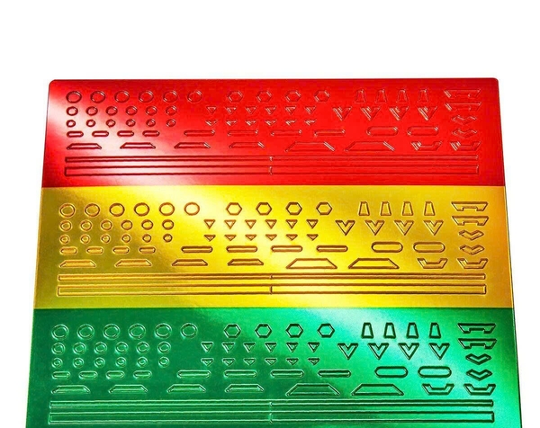 [HÀNG SẴN] PHỤ KIỆN MÔ HÌNH CUSTOMIZE MATERIAL (3D METALLIC SEAL)