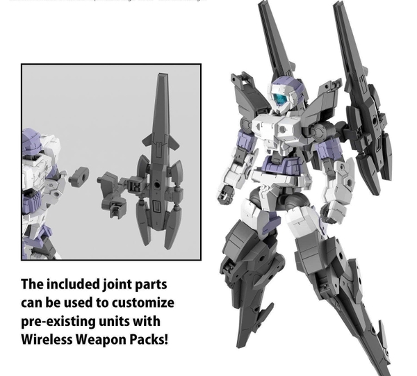 [HÀNG CÓ SẴN] BANDAI PHỤ KIỆN MÔ HÌNH 30MM 1/144 OPTION PARTS SET 13 (LEG BOOSTER UNIT / WIRELESS WEAPON PACK)