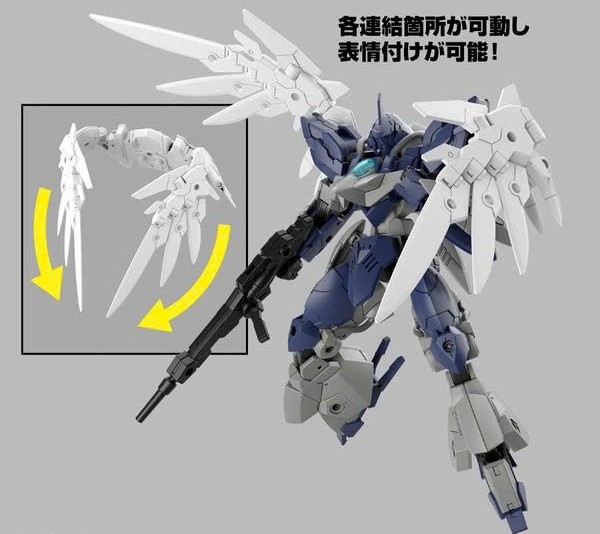 BANDAI MÔ HÌNH LẮP RÁP 30MM 1/144 OPTION PARTS SET 17 (WING UNIT 1)