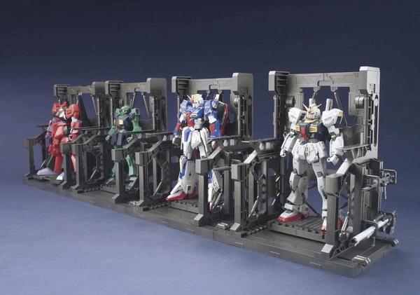 [HÀNG SẴN] BANDAI PHỤ KIỆN MÔ HÌNH BUILDERS PARTS SYSTEM BASE 001 (GUN METALLIC)
