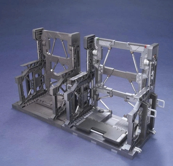 [HÀNG SẴN] BANDAI PHỤ KIỆN MÔ HÌNH BUILDERS PARTS SYSTEM BASE 001 (GUN METALLIC)