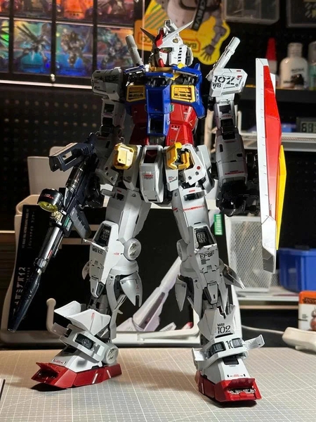 [HÀNG SẴN] MÔ HÌNH LẮP RÁP PGU 1/60 RX78-2 UNLEASHED DABAN MODEL (TẶNG DECAL NƯỚC)