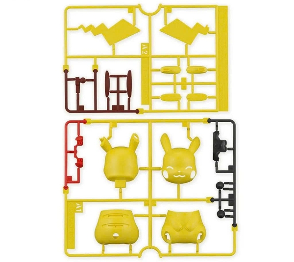 [HÀNG CÓ SẴN] BANDAI mô hình lắp ráp Pokemon Plamo Collection Quick!! 16 Pikachu (Siting Pose)
