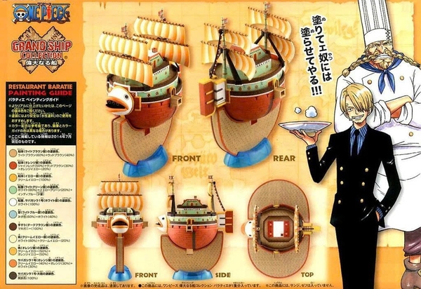 [HÀNG CÓ SẴN] BANDAI MÔ HÌNH LẮP RÁP GRAND SHIP COLLECTION BARATIE