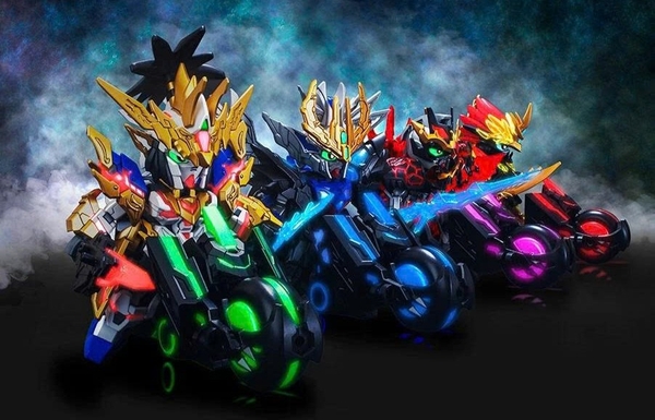 [HÀNG SẴN] BANDAI MÔ HÌNH LẮP RÁP SD Sangoku Soketsuden Trinity Bike