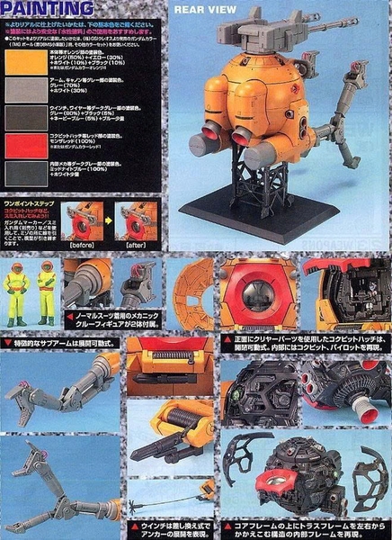 [HÀNG SẴN] BANDAI MÔ HÌNH LẮP RÁP MG 1/100 BALL (08 TEAM VER.) CHÍNH HÃNG