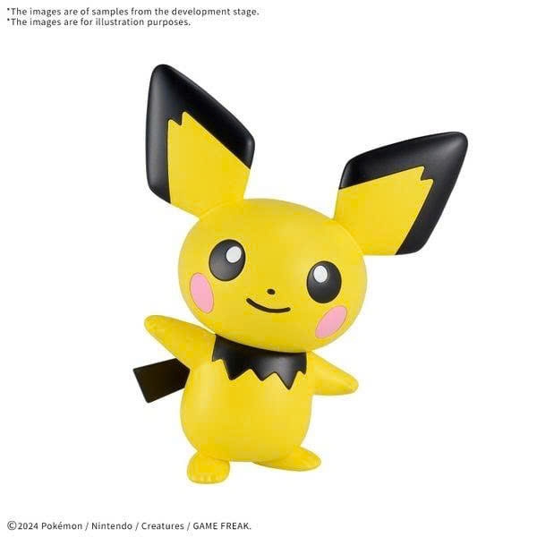 [HÀNG SẴN] BANDAI MÔ HÌNH LẮP RÁP Pokemon Model Kit QUICK!! 24 PICHU CHÍNH HÃNG