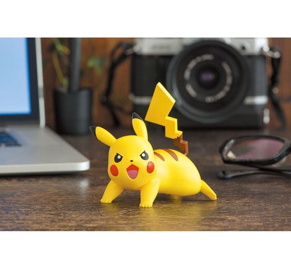 [HÀNG CÓ SẪN] BANDAI Mô hình lắp ráp Pokemon Plamo Collection Quick 03 PIkachu (Battle Pose)