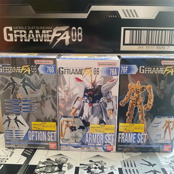 [HÀNG SẴN] BANDAI MÔ HÌNH LẮP RÁP MOBILE SUIT GUNDAM GFRAME FA 08  W/O GUM CHÍNH HÃNG