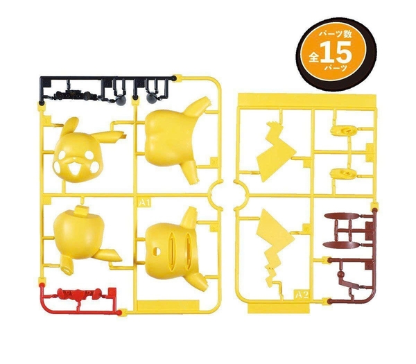 [HÀNG CÓ SẴN] BANDAI MÔ HÌNH LẮP RÁP Pokemon PLAMO COLLECTION QUICK!! 01 Pikachu