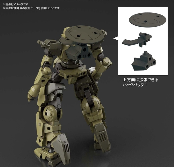 [HÀNG CÓ SẴN] BANDAI Mô hình lắp ráp 30MM 1/144 bEXM-14T CIELNOVA [GREEN]