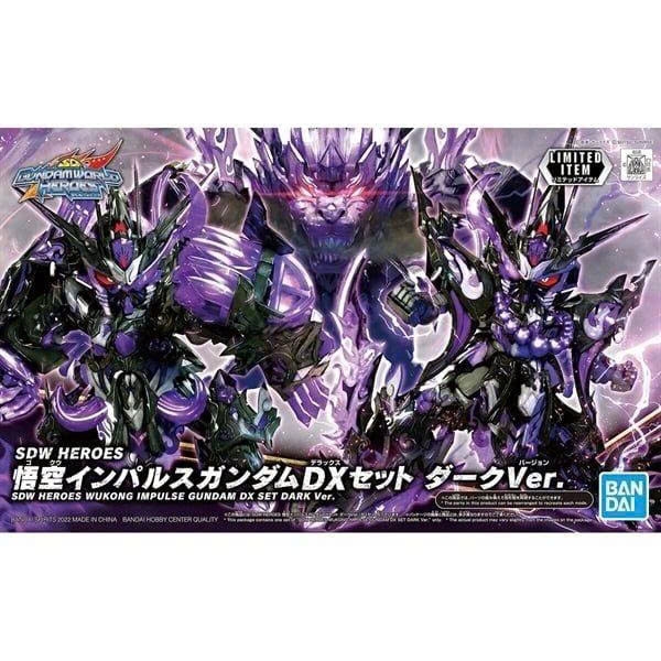 [HÀNG SẴN] BANDAI MÔ HÌNH LẮP RÁP SDW HEROES WUKONG IMPULSE GUNDAM DX SET DARK Ver. CHÍNH HÃNG