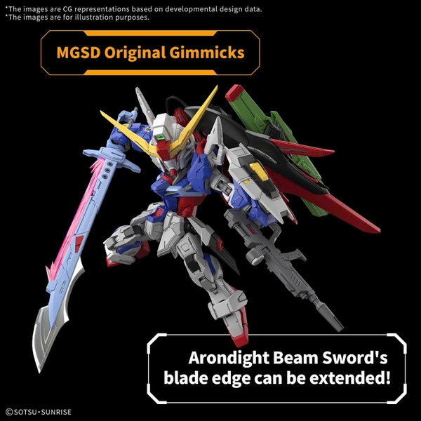 [HÀNG SẴN] BANDAI - MÔ HÌNH LẮP RÁP MGSD DESTINY GUNDAM CHÍNH HÃNG