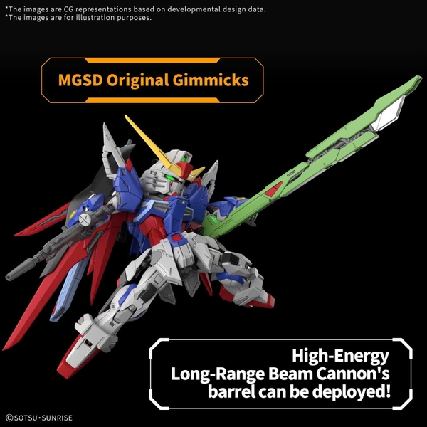 [HÀNG SẴN] BANDAI - MÔ HÌNH LẮP RÁP MGSD DESTINY GUNDAM CHÍNH HÃNG