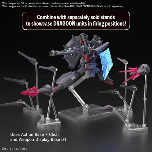[HÀNG SẴN] BANDAI MÔ HÌNH LẮP RÁP HG 1/144 LEGEND GUNDAM CHÍNH HÃNG