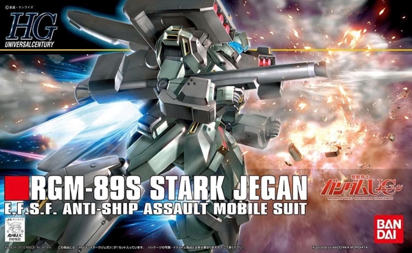 [HÀNG CÓ SẪN] BANDAI Mô hình lắp ráp HG 1/144 HGUC STARK JEGAN GUNDAM