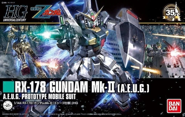 [HÀNG CÓ SẴN] BANDAI Mô hình lắp ráp HG 1/144 RX-178 Gundam MK-II (A.E.U.G)