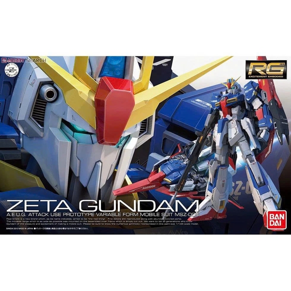 Mô hình lắp ráp RG 1/144 MSZ-006 Zeta Gundam Bandai