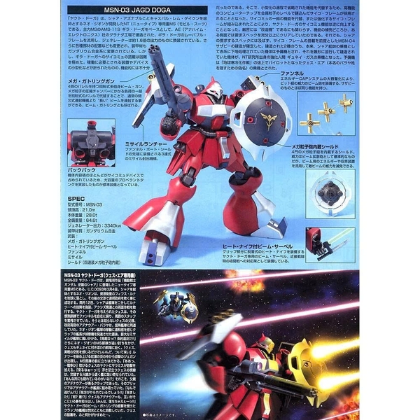 [HÀNG CÓ SĂN ] BANDAI Mô Hình Lắp Ráp 1/144 HGUC JAGD DOGA (QUESS)