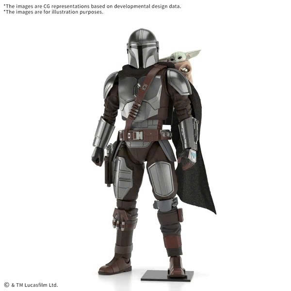 [HÀNG SẴN] BANDAI 1/12 THE MANDALORIAN AND GROGU STAR WARS CHÍNH HÃNG