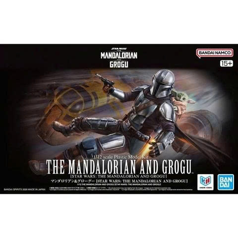 [HÀNG SẴN] BANDAI 1/12 THE MANDALORIAN AND GROGU STAR WARS CHÍNH HÃNG
