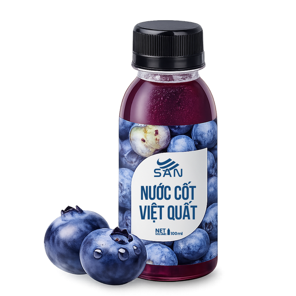 NƯỚC CỐT VIỆT QUẤT Chai 100ml, tặng sách công thức, tiện dụng, trái cây tự nhiên, đậm đặc, chuyên dùng pha chế trà trái cây, soda
