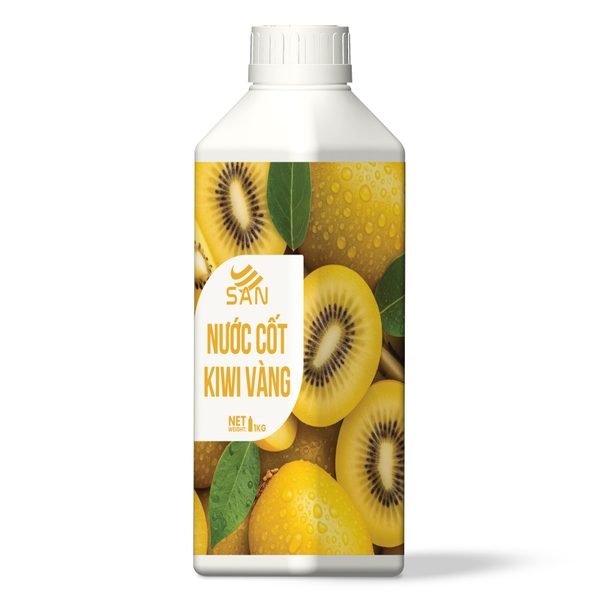 NƯỚC CỐT KIWI VÀNG Chai 1Kg (Trái Cây Tự Nhiên - Hương Thơm, Màu Sắc Nổi Bật)