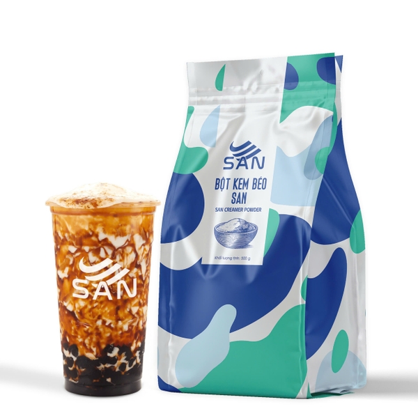 Bột Kem Béo SANFOOD 500g (Thơm Ngậy Vị Béo, Chuyên Pha Trà Sữa)