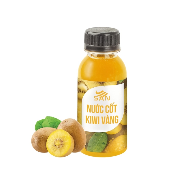 NƯỚC CỐT KIWI VÀNG Chai 100ml (Trái Cây Tự Nhiên - Hương Thơm, Màu Sắc Nổi Bật)