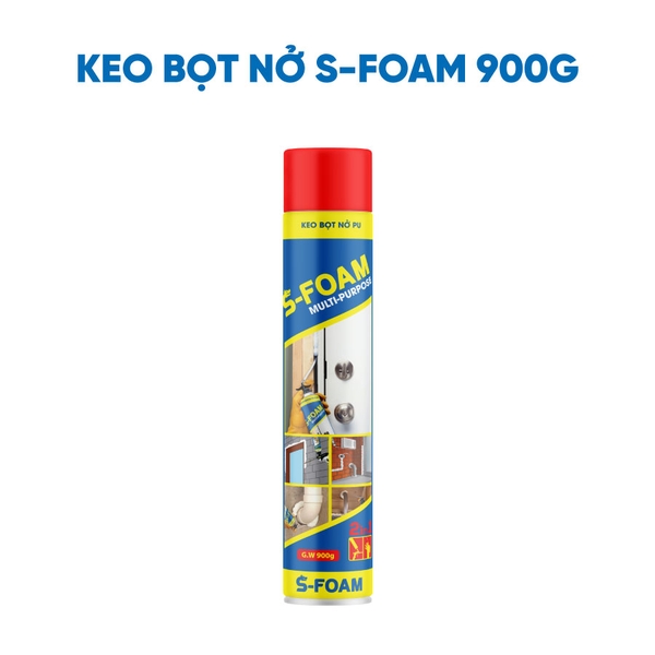 Keo bọt nở S-Foam