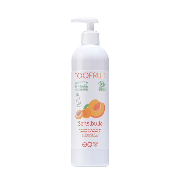 Sữa tắm hữu cơ cho bé 3-14 tuổi Toofruit mơ - đào 400ml