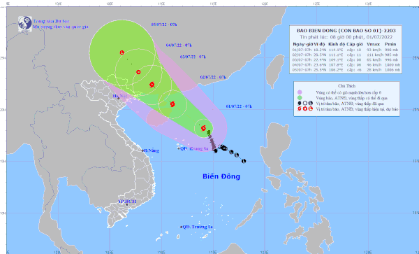 Đang có 2 cơn bão cùng hoạt động, cách nhau 1.800 km