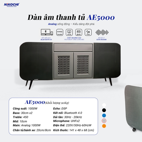 DÀN ÂM THANH TỦ AE5000 !